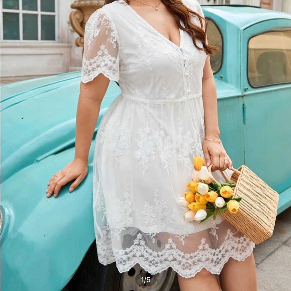 Lace Shein dress
